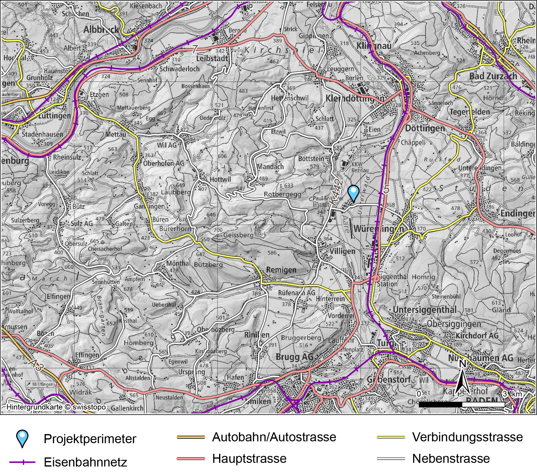 Verkehrs- und Transportwege im Umkreis zum Standort